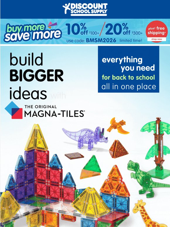 MAGNA-TILES sets that inspire! 💡