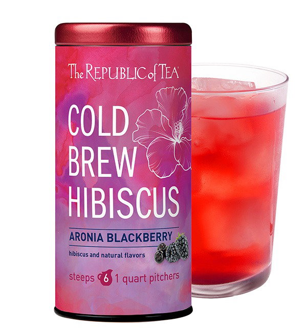 Cold Brew Hibiscus Aronia Blackberry Iced Tea Pouches