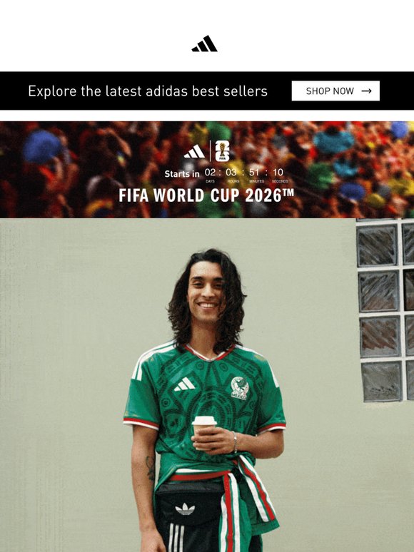 Iconic FIFA World Cup 26™ jerseys for dad