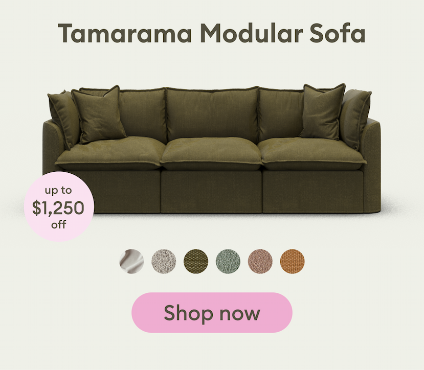 Tamarama Modular Sofa on sale — up to $1,250 off.