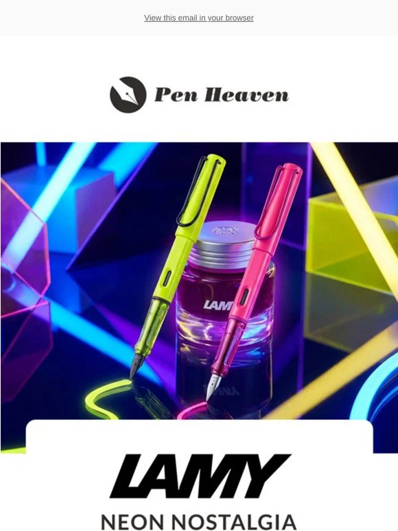 LAMY Neon Nostalgia + New Paul Smith x Caran d'Ache + Father's Day Gifts