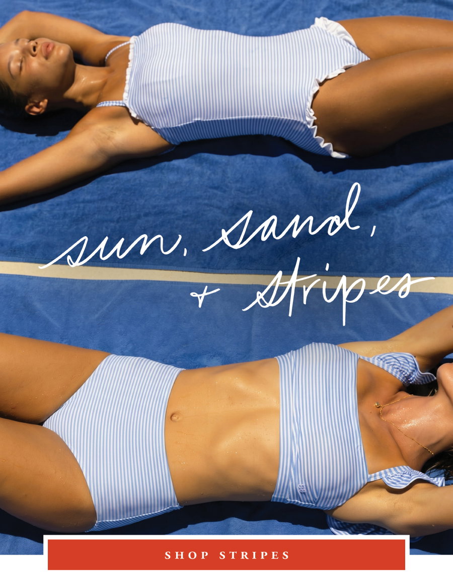 sun sand and stripes - shop striped swim