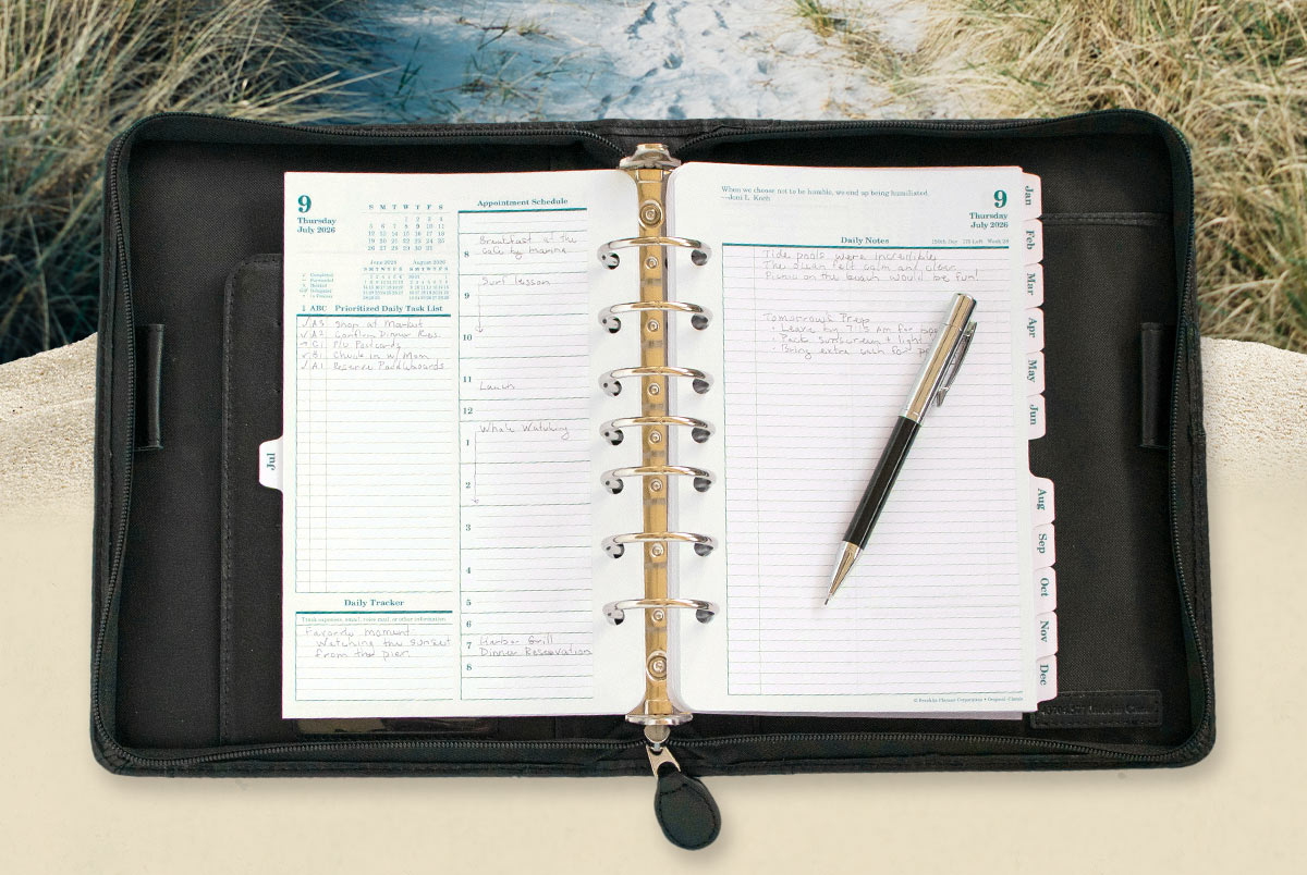 Nappa Leather Binder.