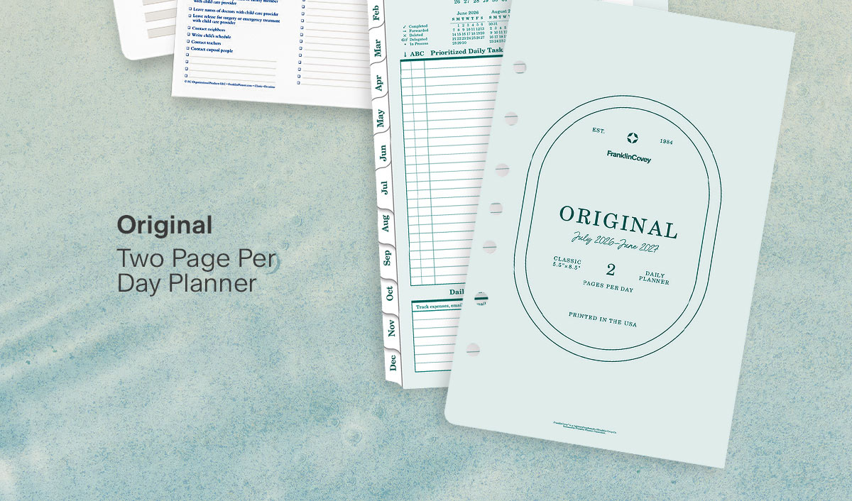 Original - Two Page Per Day Planner.