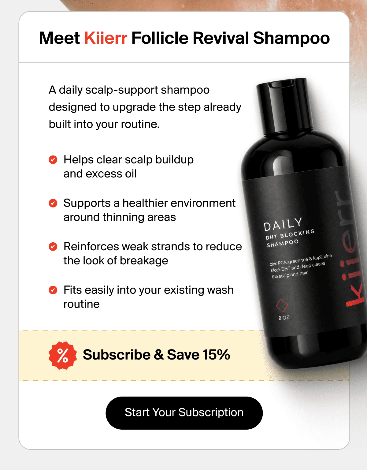 Meet Kiierr Follicle Revival Shampoo