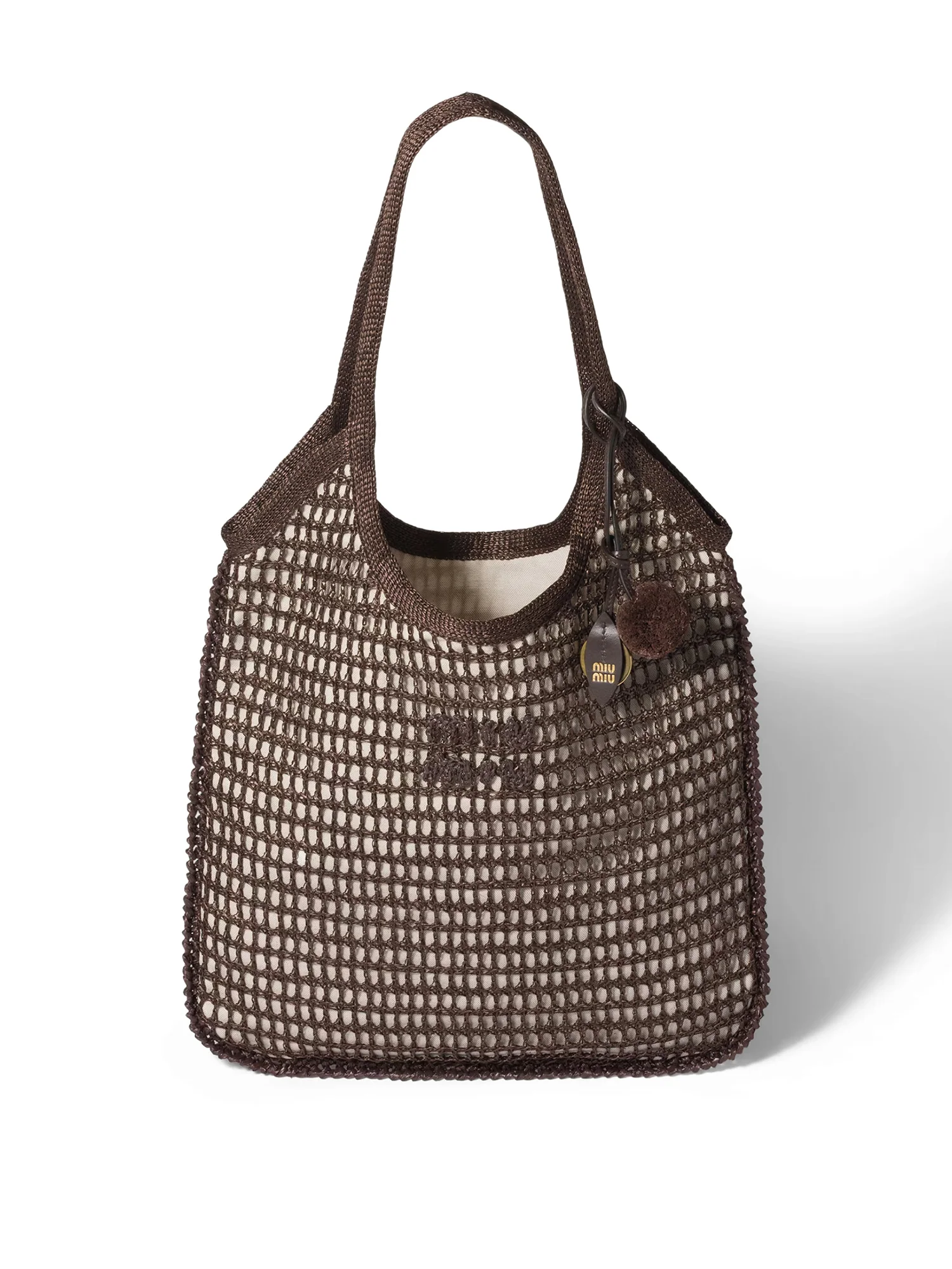 Image of Ivy Raffia-Effect Crochet Tote