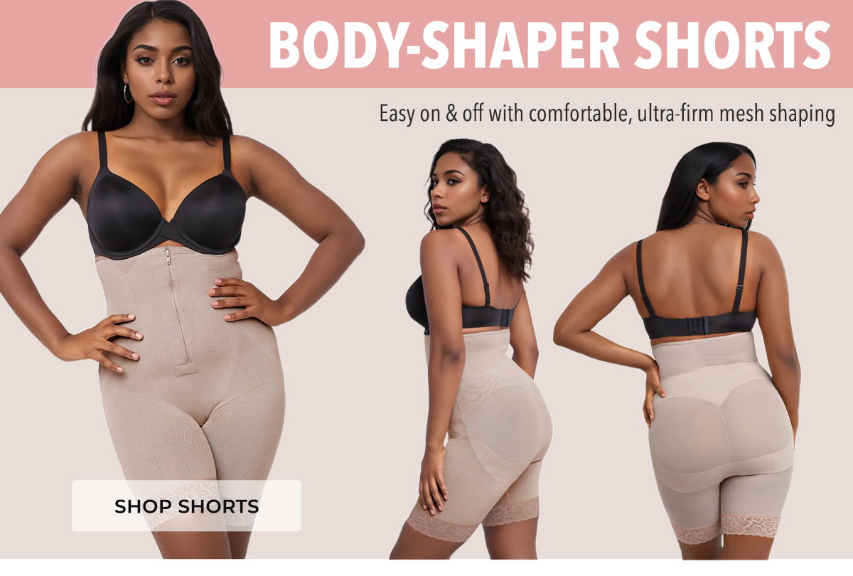 Voluptuosa Shapewear, Ultra-Firm Tummy Control Fajas Body Shaper Shorts for an Hourglass Figure