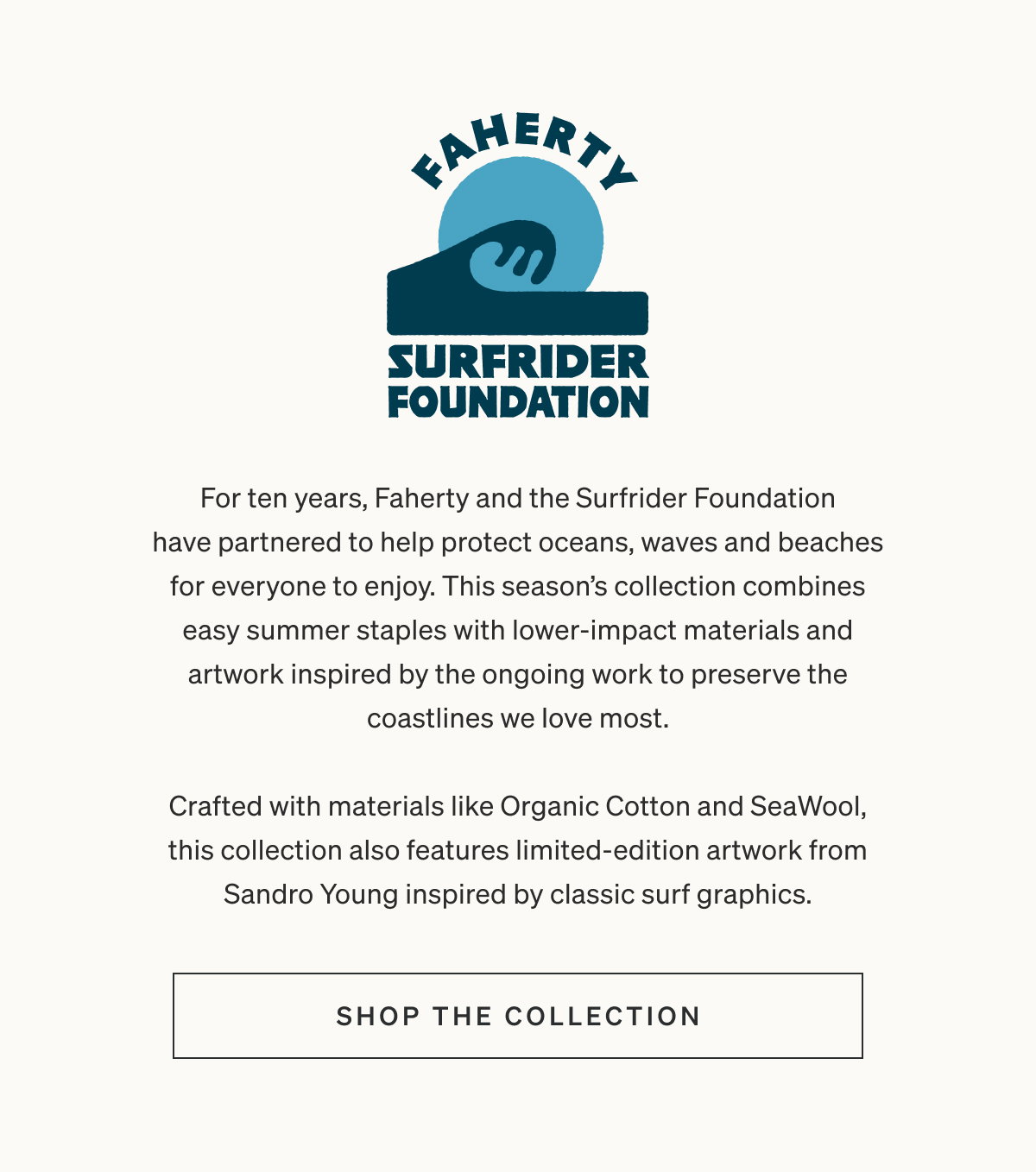 Faherty x Surfrider Foundation