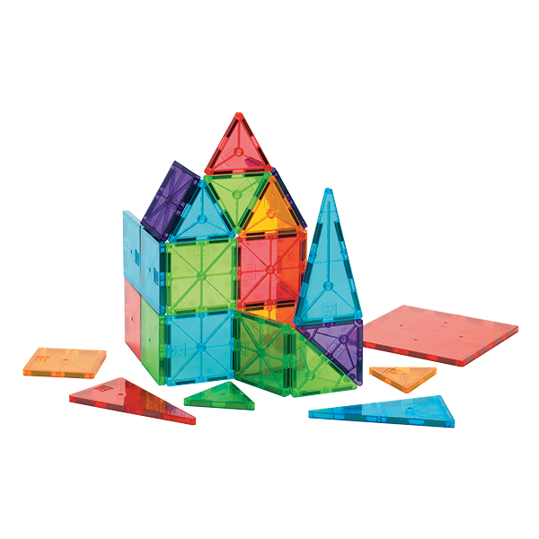 MAGNA-TILES® Clear Colors - 32 pieces
