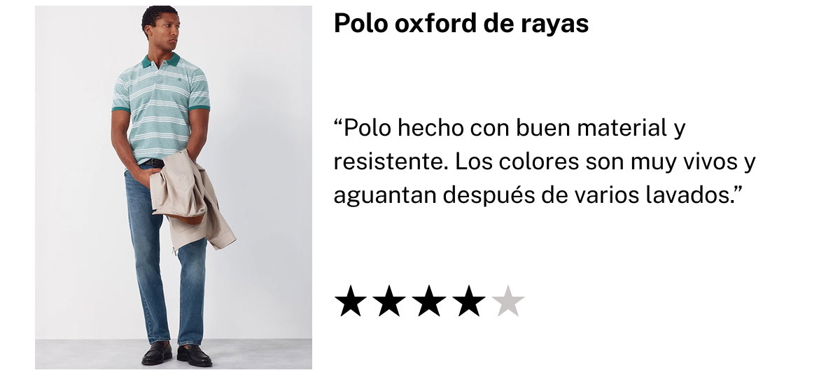 POLO OXFORD DE RAYAS