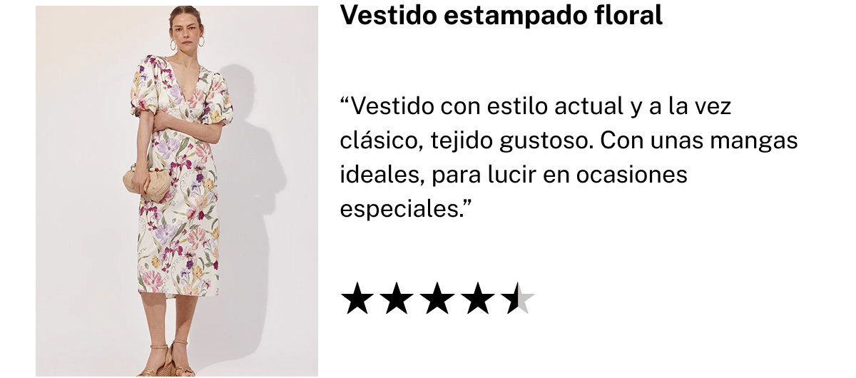VESTIDO ESTAMPADO FLORAL