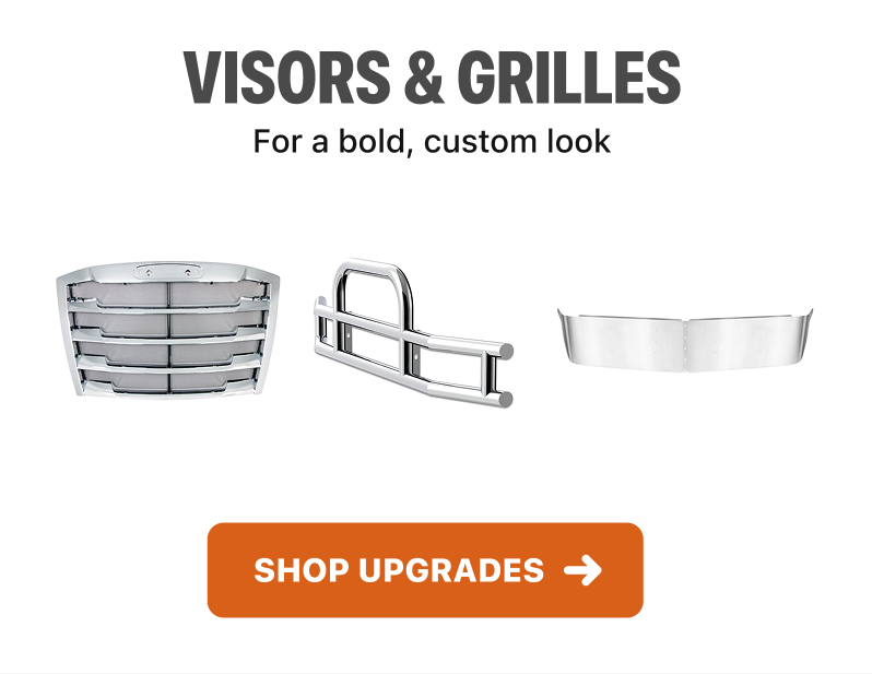 Shop Visors and grilles for a bold, custom looks. 