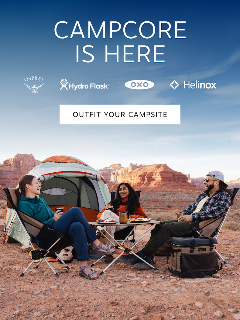 The Campcore campsite gear collab from Osprey, Hydro Flask, OXO and Helinox just dropped | Outfit Your Campsite