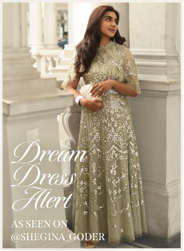 Freya Cape Ankle Gown