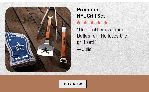 Premium NFL Grill Set