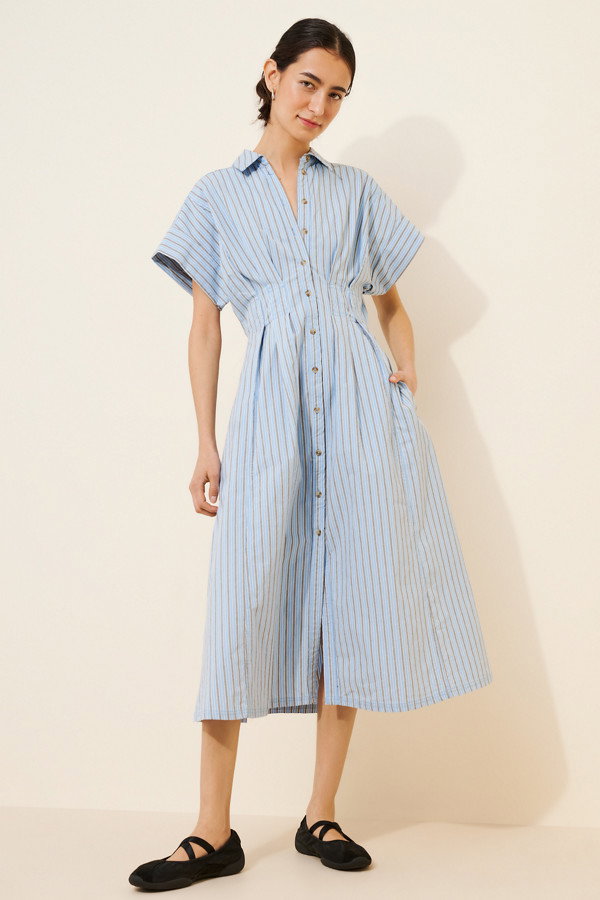 Bobbi Short Sleeve Waisted Dress