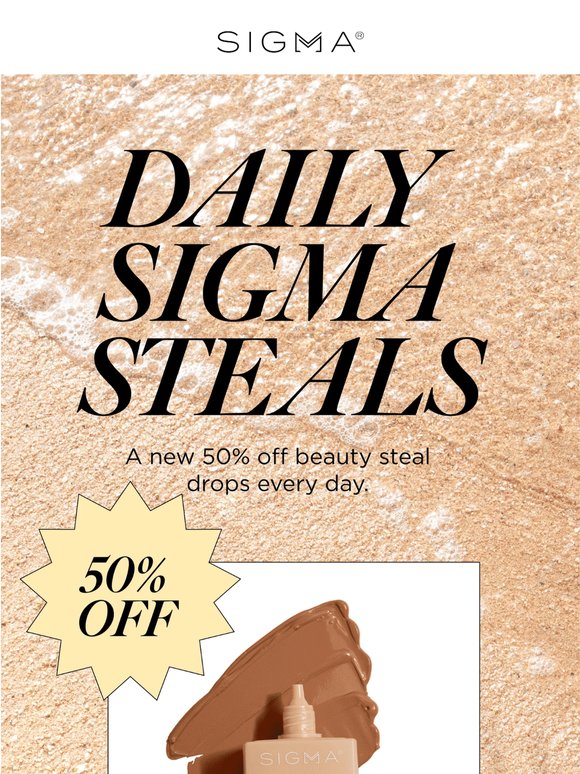 Today Only: 50% Off Complexion Favorites 🤍