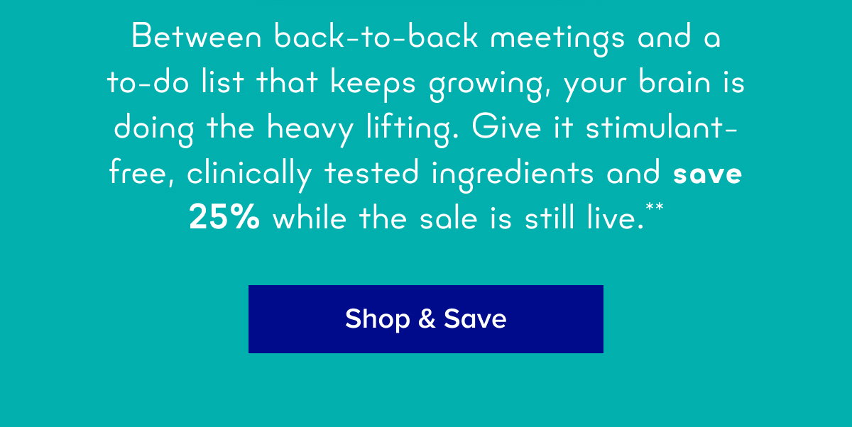 25% OFF the Full Brain Health Collection**