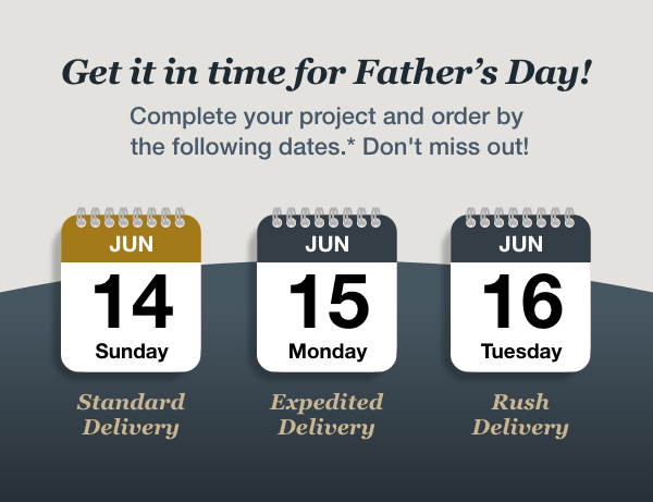 Father's Day Delivery Deadlines