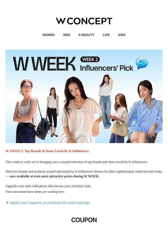 W WEEK 2! Top Brands Loved by K-Influencers ⭐️