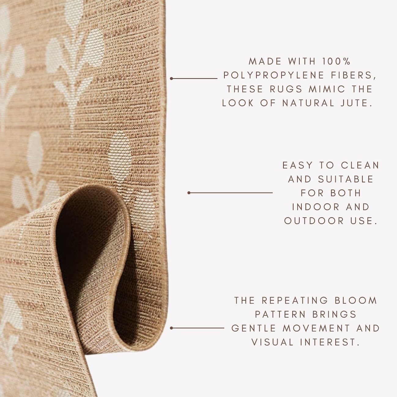 Saybrook Bloom Rug Features