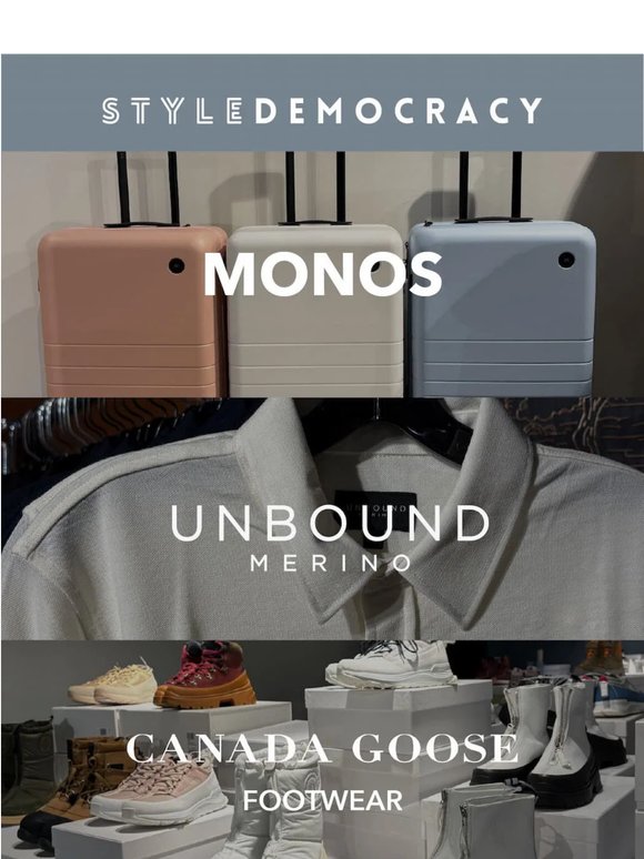Starts Tomorrow: Canada Goose Footwear, Monos & Wool Pieces from Unbound Merino
