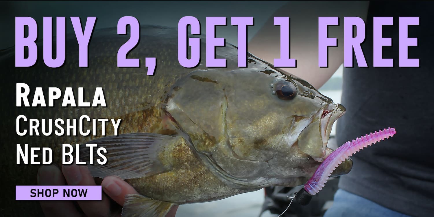 Buy 2, Get 1 Free Rapala CrushCity Ned BLTs Shop Now