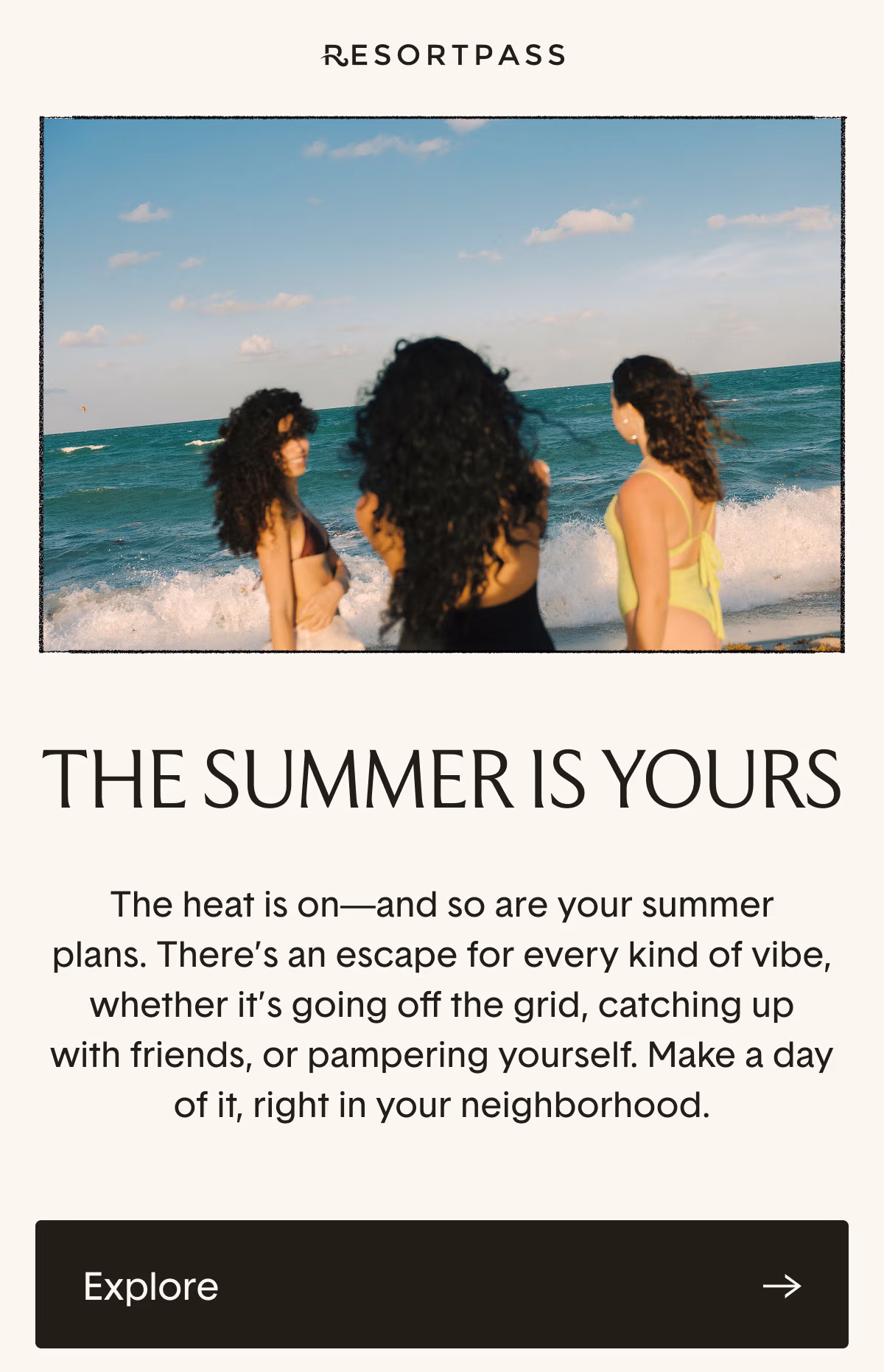The summer is yours.