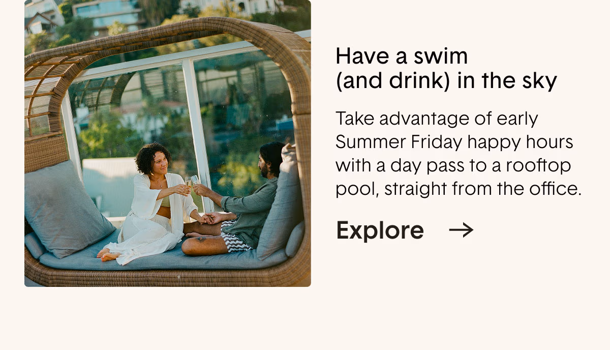 Have a swim (and drink) in the sky.