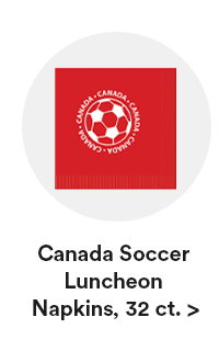 Canada Soccer Luncheon Napkins, 32 ct. > Centerpieces, 2 ct.