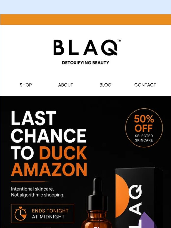 Last chance to Duck Amazon!