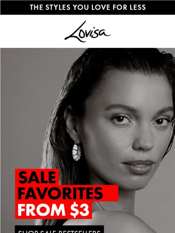 Sale favorites from $3