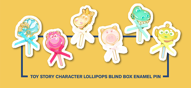 Toy Story Character Lollipops Blind Box Enamel Pin