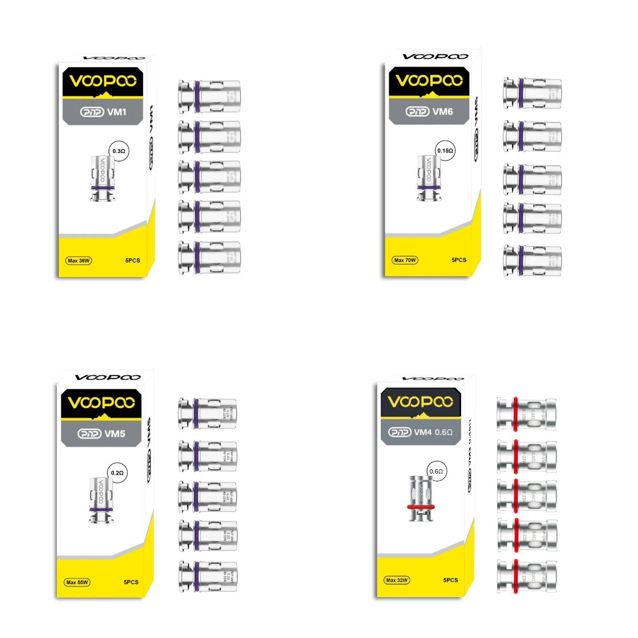 VooPoo PNP Replacement Coil - 5PK
