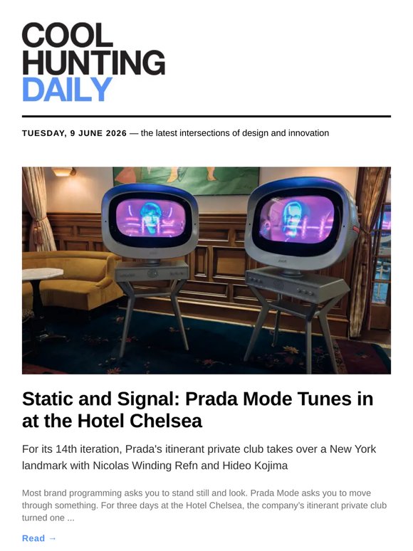 Static and Signal: Prada Mode Tunes in at the Hotel Chelsea
