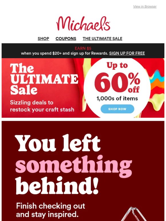Your 🛒 called, You left some inspo behind!