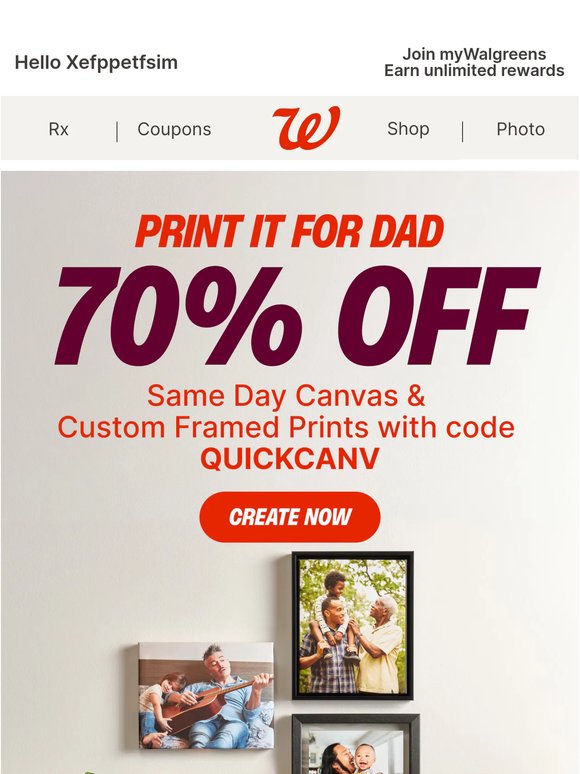 Frame the Cap & Gown Moment: Save 70% on Canvas & Framed Prints