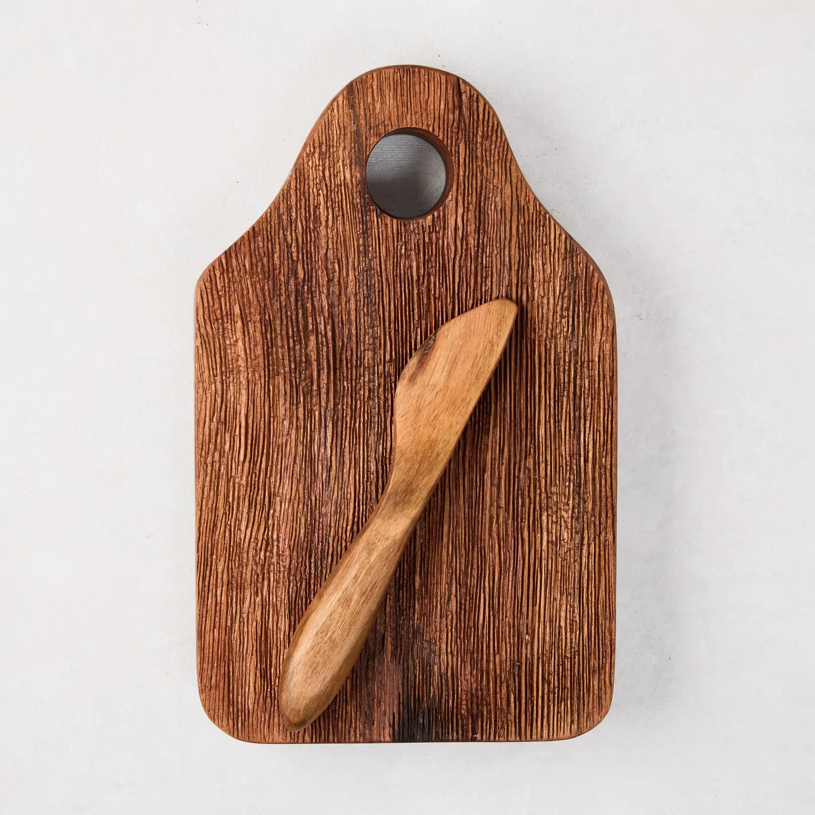 Image of Dutch Wood Cheese Board and Spreader