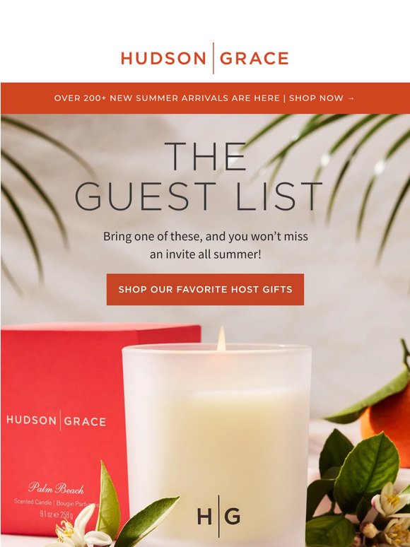 The Guest List | Our Favorite Summer Host Gifts