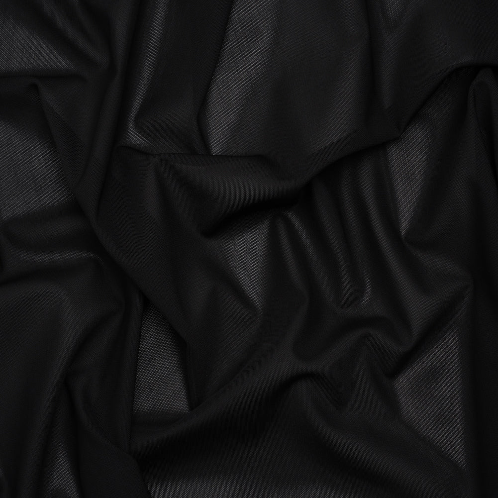 Image of Nylon and Spandex Power Mesh - Black