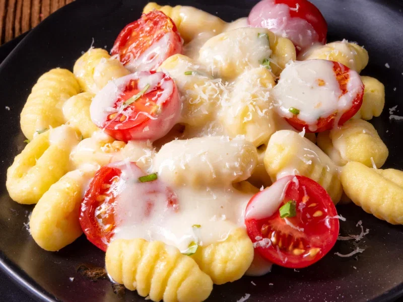 Gratin de gnocchis au gorgonzola