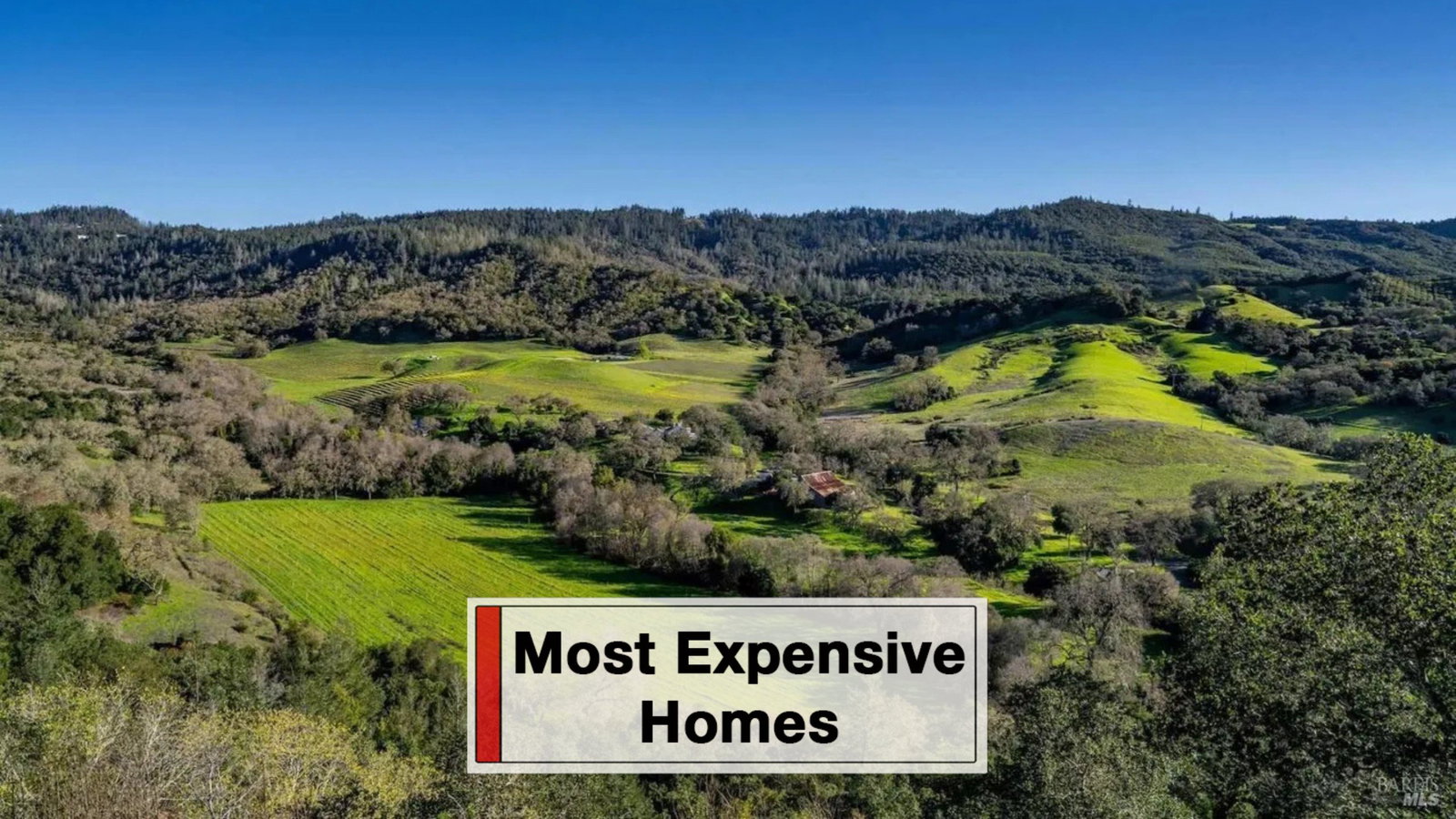 ‘Irreplaceable’ 2,000-Acre Napa Valley Ranch With 4 Homes and a Vineyard Lists for Sky-High Price of $100 Million