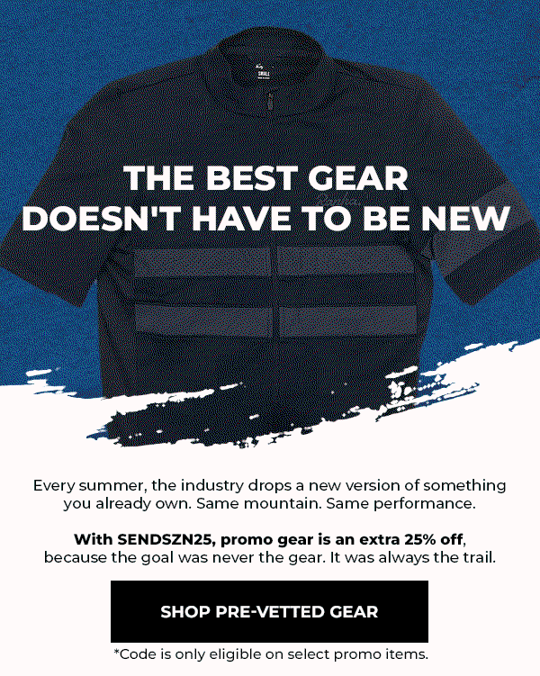 The best gear doesn't have to be new