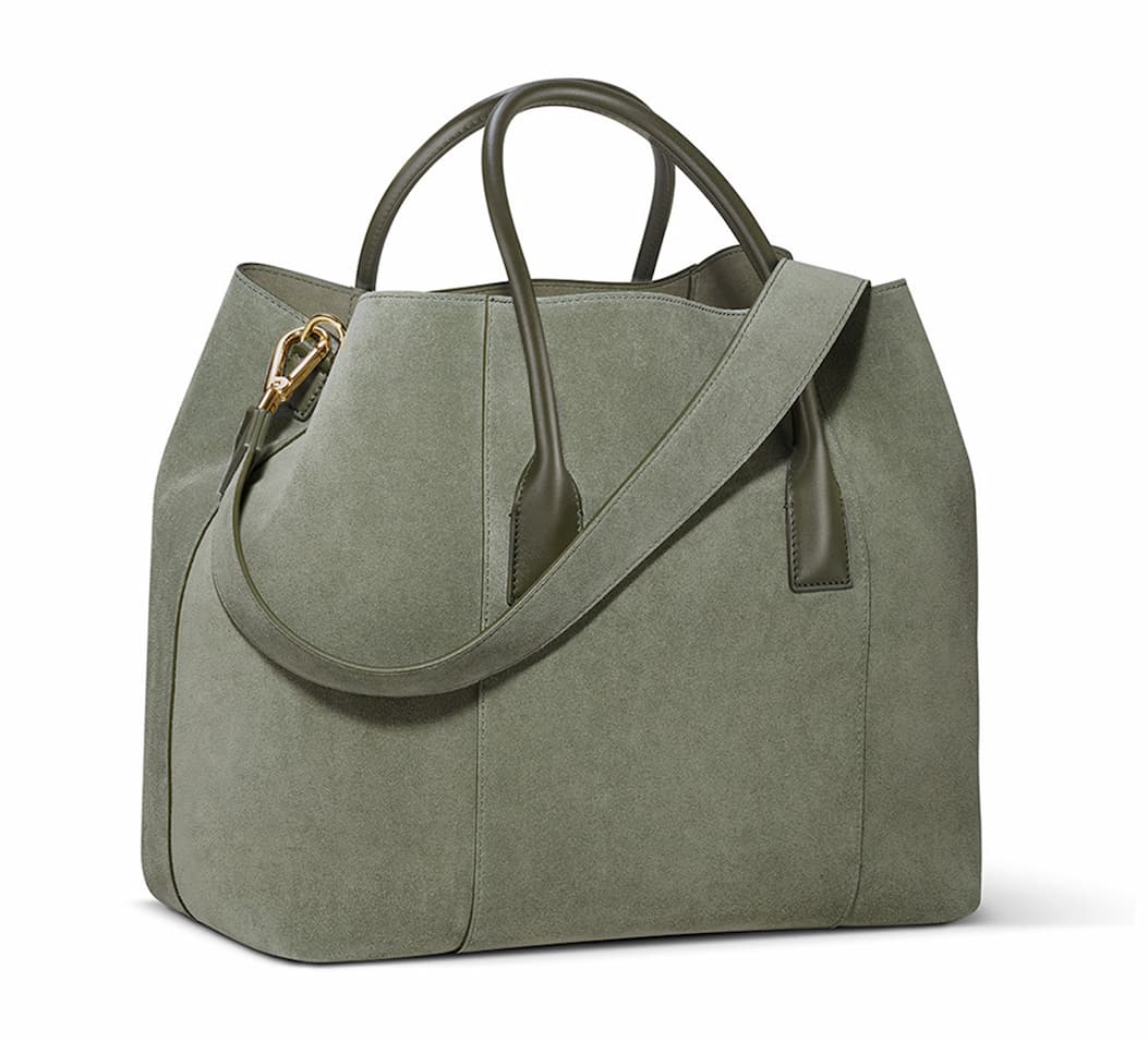 SUEDE MINI WEEKENDER BAG