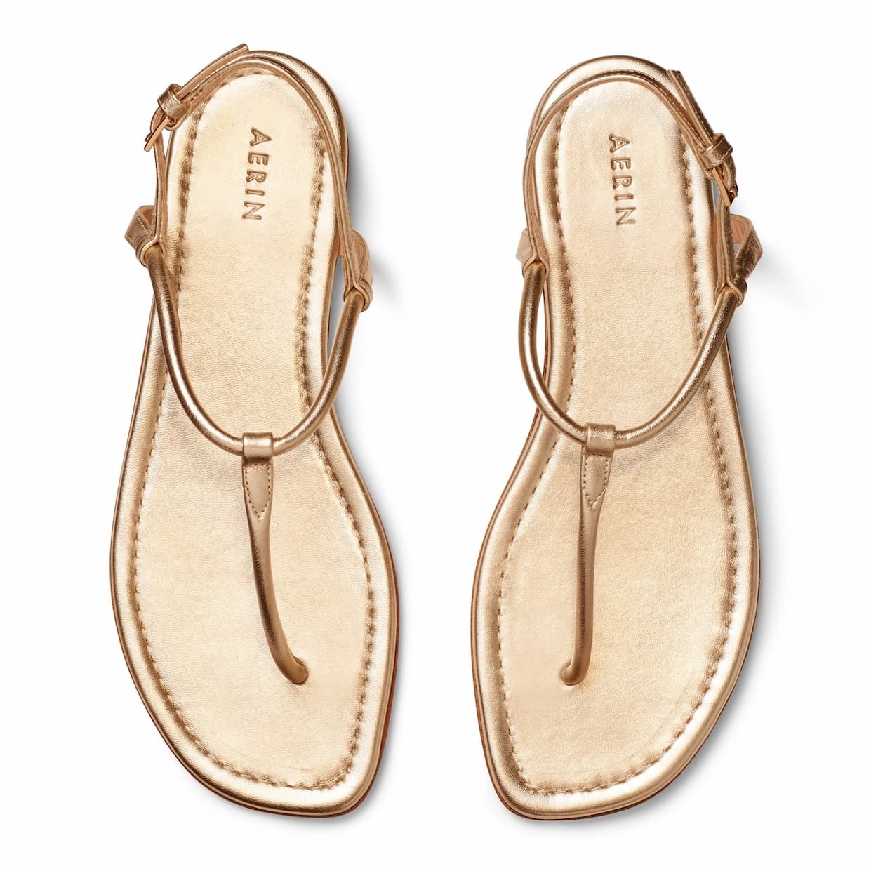 T-STRAP LEATHER SANDAL