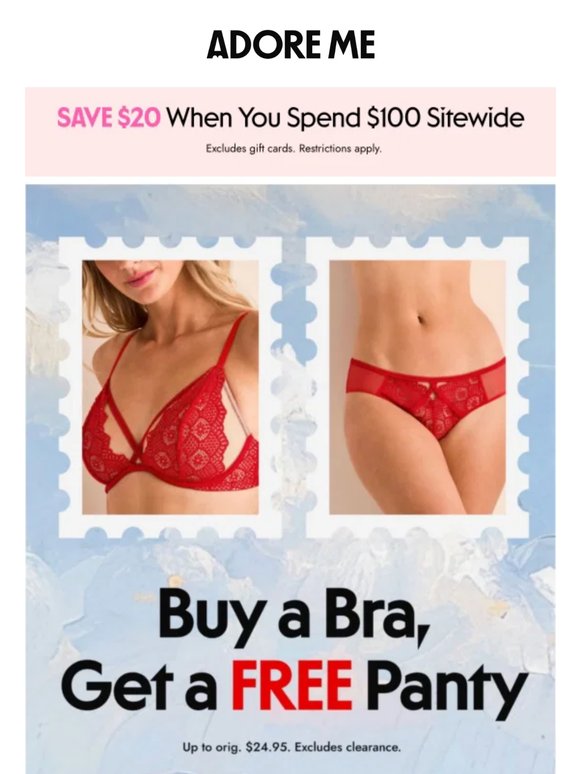 Buy a Bra, Get a FREE Panty 👀