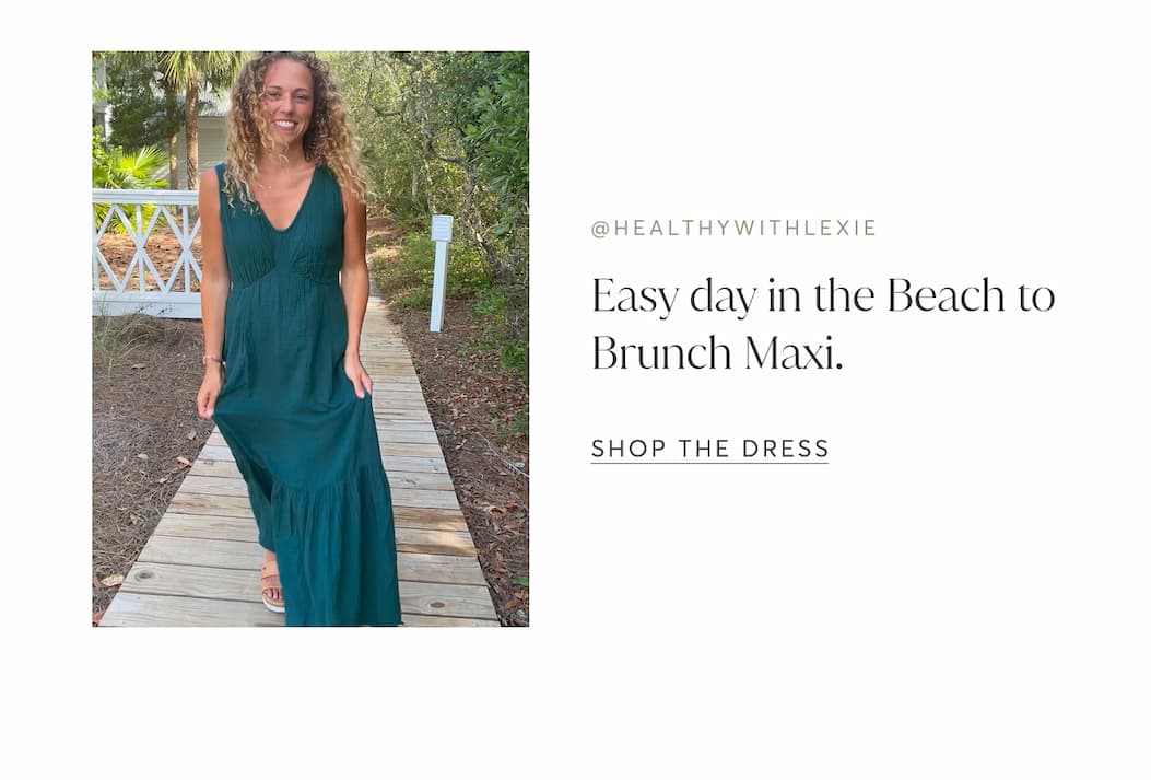 Easy day in the Beach to Brunch maxi. | Shop The Dress