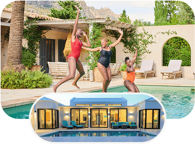 Dive into stays that span sun-soaked villas, modern retreats, and poolside homes made for every kind of getaway.
