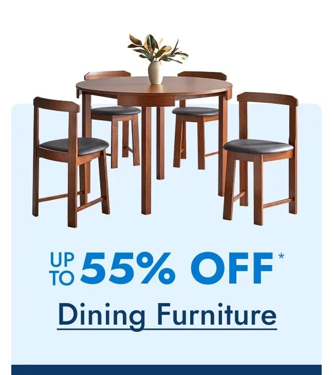 Dining Furniture Up to 55% Off