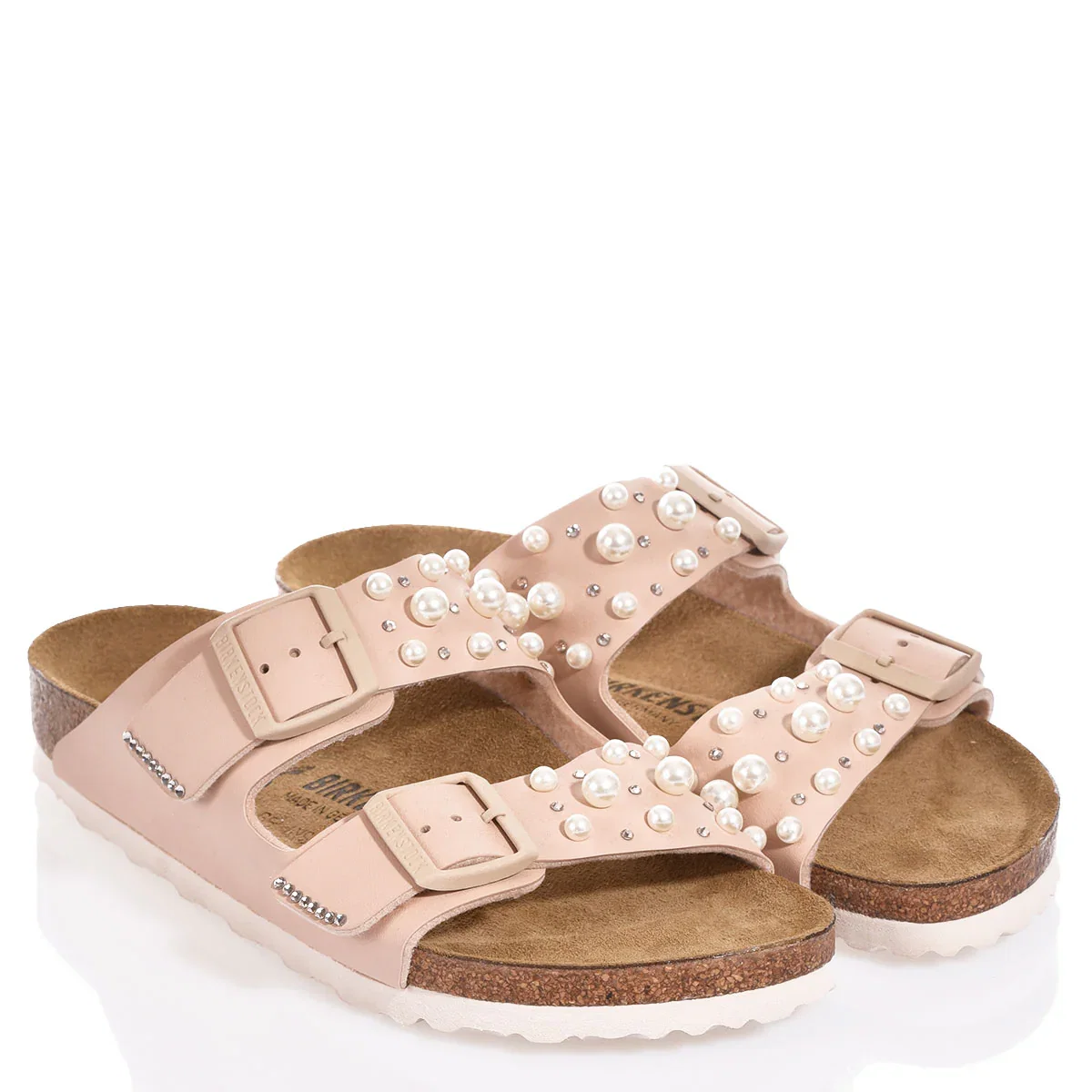 Image of Birkenstock Arizona Nude Pearls